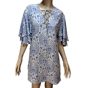 denim pearl snap dress The Cassidy Western Shirt Small Satin Midi Dress - this long Dress Elizabeth Size:18 AUS